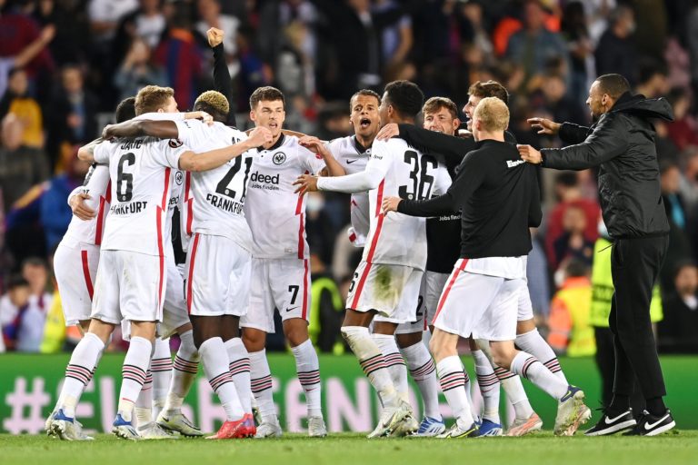 Eintracht Frankfurt 3-2 Barcelona: Xavi’s side dumped out of Europa League at Camp Nou