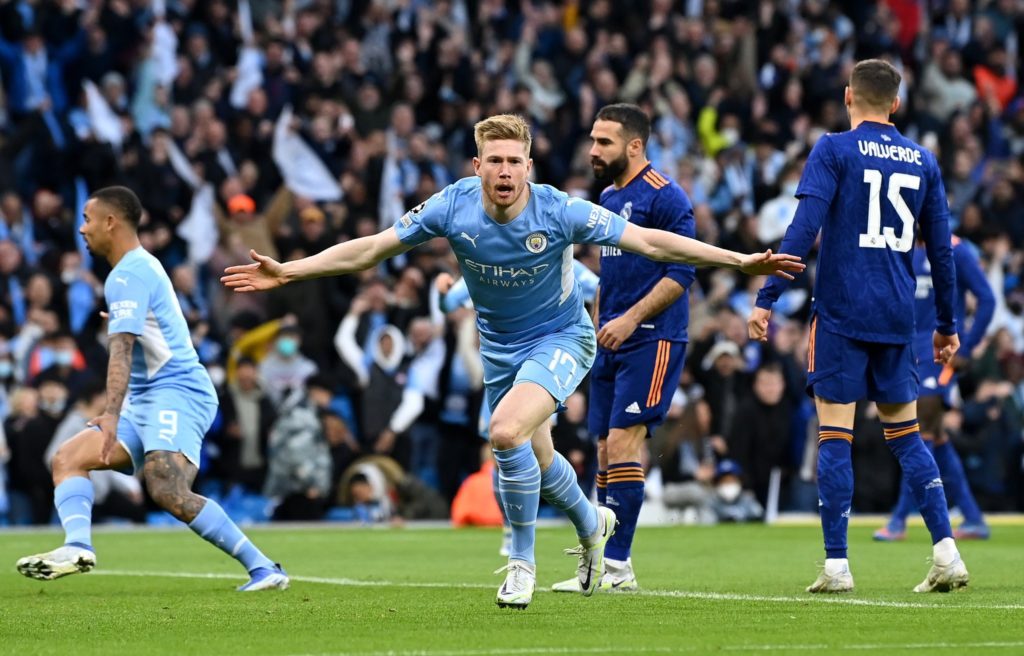 Manchester City Real Madrid Kevin De Bruyne