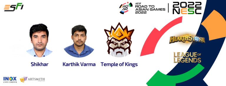 National Esports Championships: Shikhar, Karthik & Team Temple of Kings seal 2022 Asian Games spot in Hearthstone and League of Legends