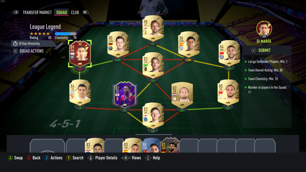 Screenshot 1003 FIFA 22: How to do the 94-rated Ferenc Puskas Prime Icon SBC and is it worth doing?