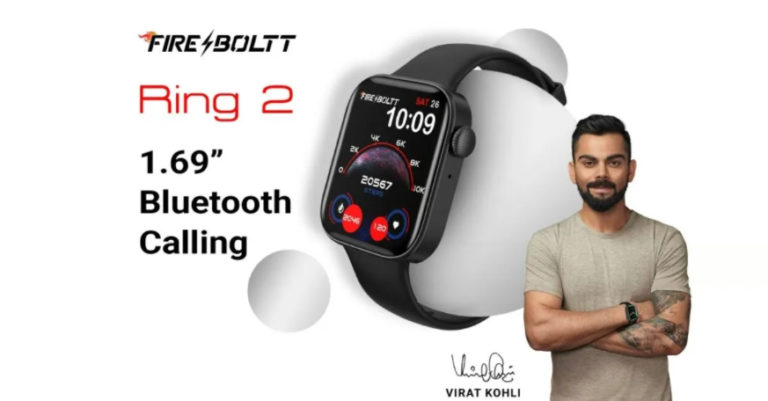 Fire-Boltt Ring 2 smartwatch with Bluetooth calling, 7-Day battery life launches in India