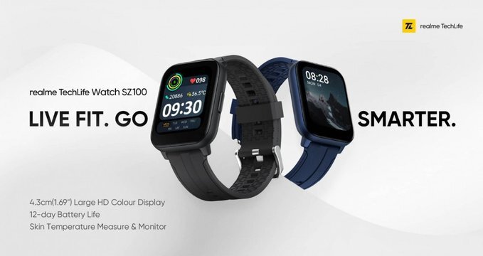 2 10 Realme Techlife Watch SZ100 smartwatch launched in India with a 12-day battery life