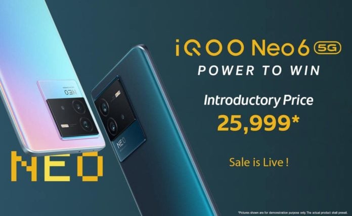 iQOO Neo 6 launched in India with the Snapdragon 870 SoC and a 120Hz OLED display