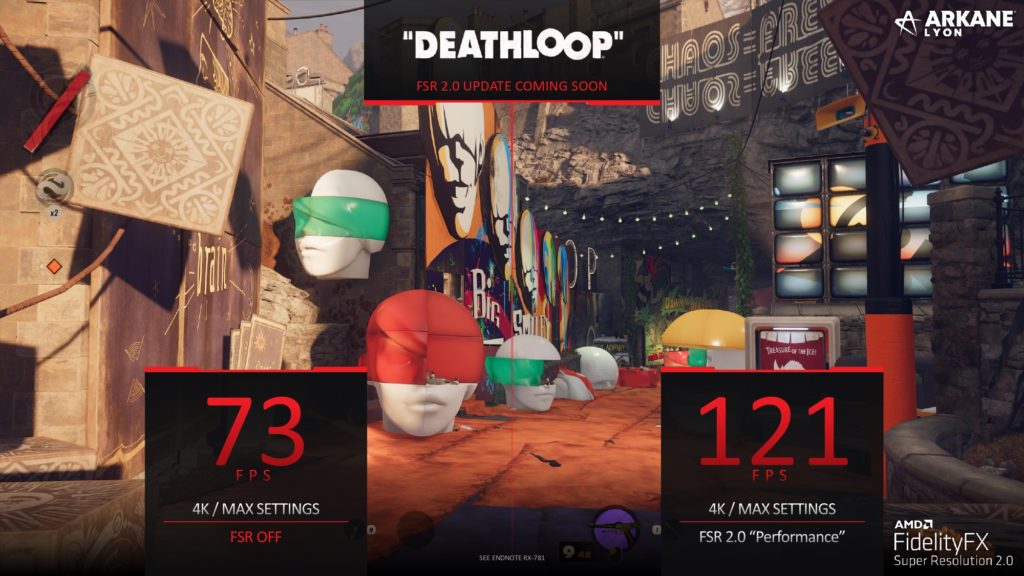 DEATHLOOP to get FSR 2.0 on 12th May and other games to follow