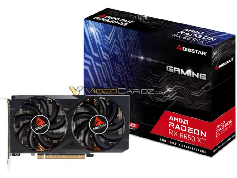 Biostar’s new and yet to release Radeon RX 6750 XT & RX 6650XT graphics cards leaked online