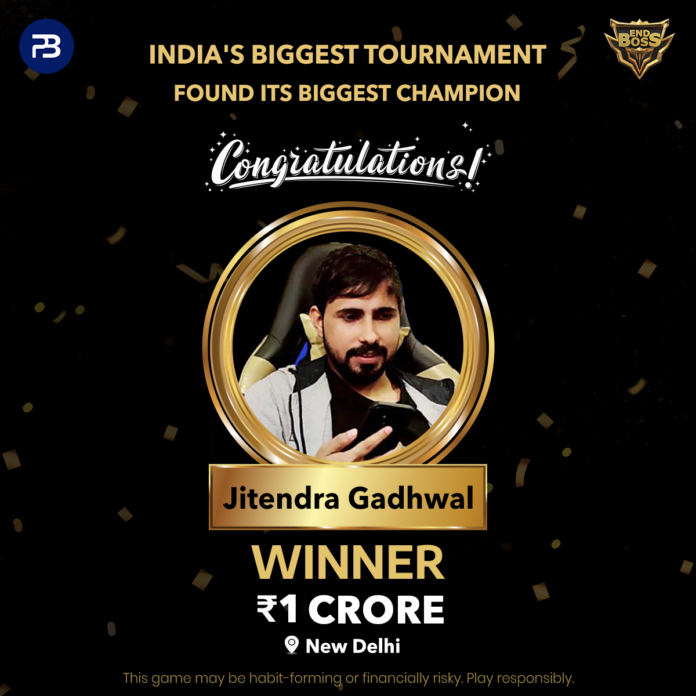 The 2022 edition of India's biggest poker tournament - EndBoss concludes on PokerBaazi.com