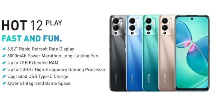 FRw9SFaX0AI 5U Infinix Hot 12 Play launched in Thailand with a 6,000mAh battery