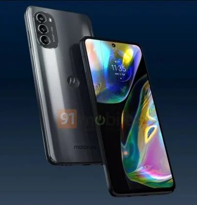 Moto G82 render by 91mobiles 404x420 1 Motorola Moto G82 leaked renders and specifications hint at imminent launch