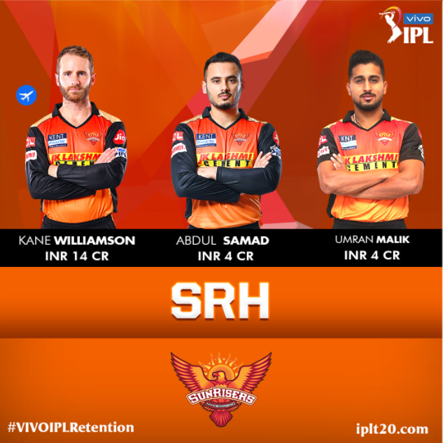 SRH IPL 2022 retention IPL 2022: Here's the average age of squad members of all the teams
