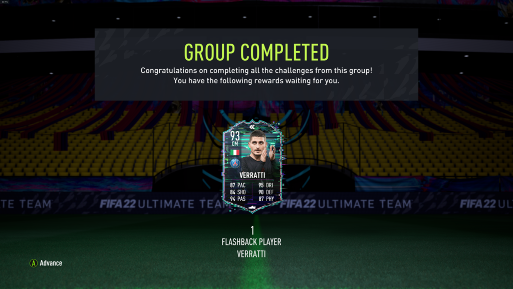 Screenshot 1094 FIFA 22: How to do the 93-rated Marco Veratti Flashback SBC and is it worth doing?