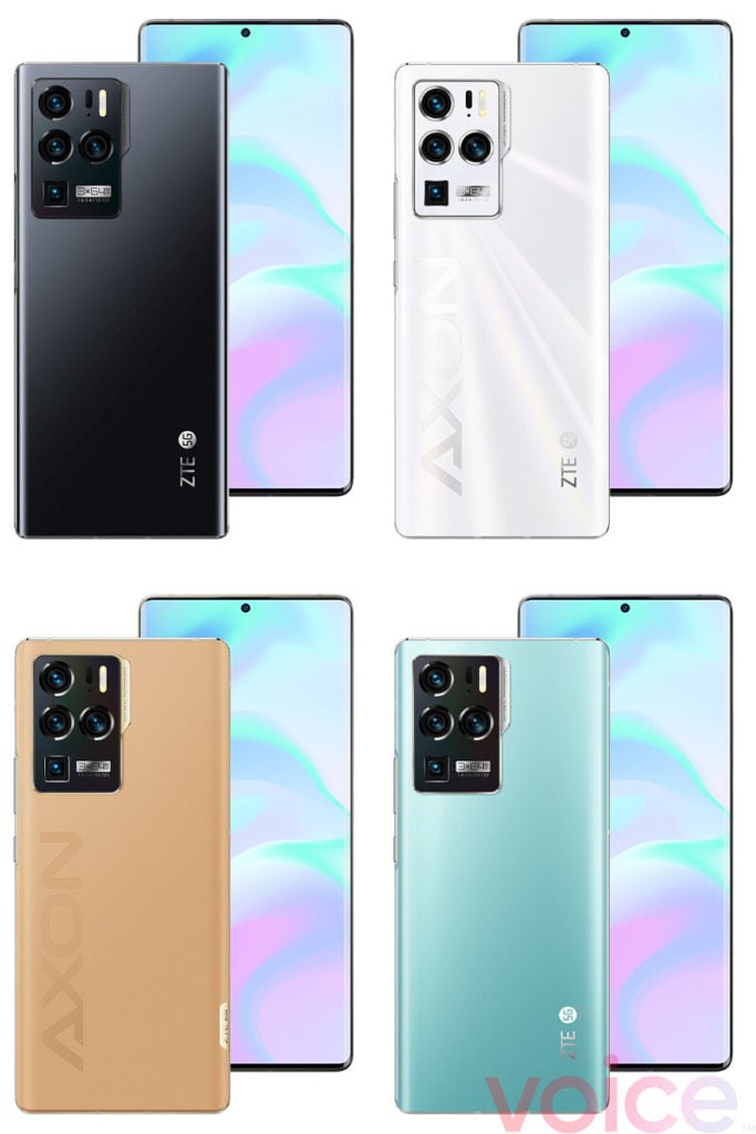 ZTE Axon 30 Ultra leak lineup ZTE Axon 40 Ultra pictured in official-looking renders for the first time