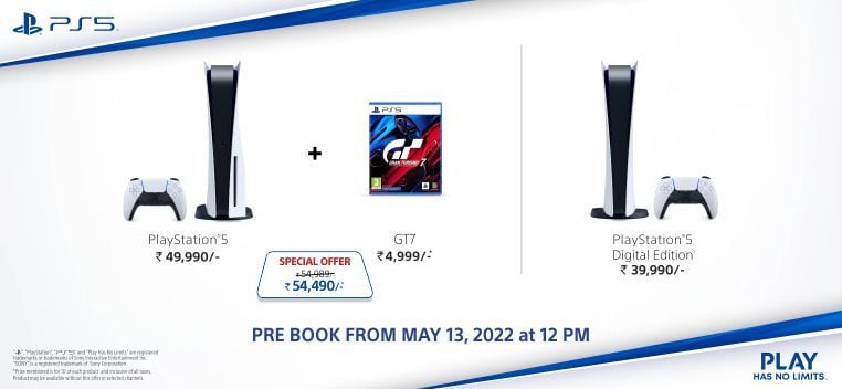 Sony PS5 India restock happening on May 13th at 12 PM