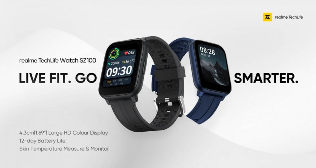 gsmarena 001 3 Realme TechLife Watch SZ100 to launch on 18th May