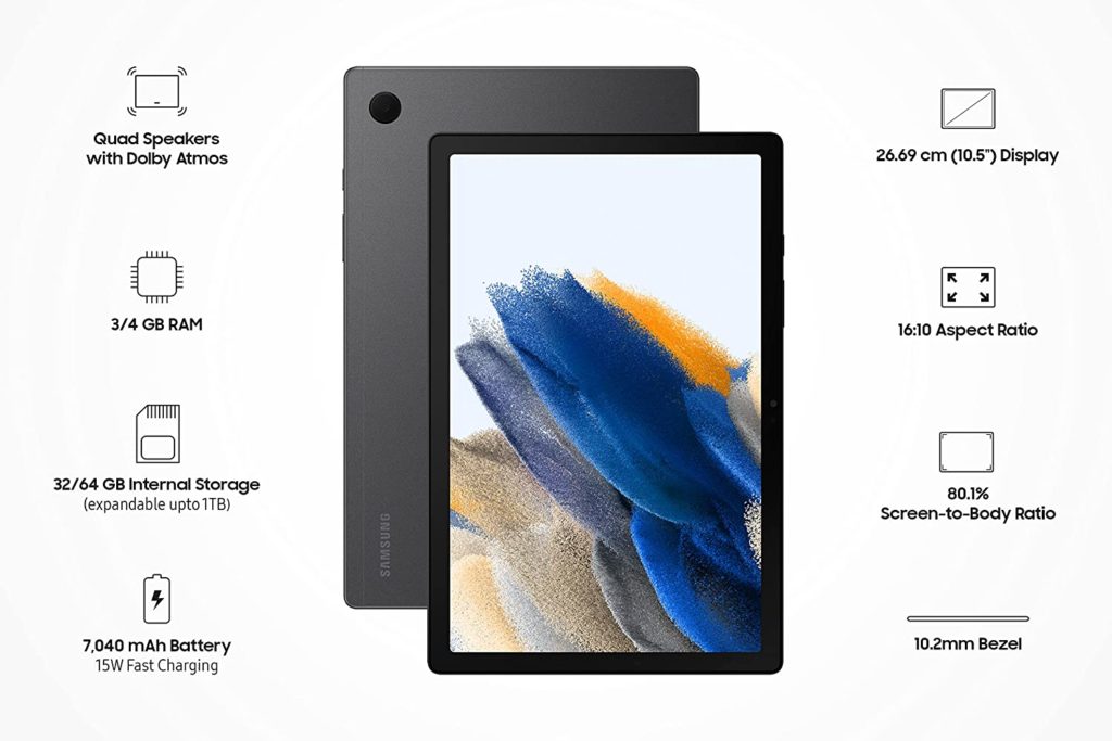 image 5 Grab the Samsung Galaxy Tab A8 (10.5 inch) at ₹15,499 | Amazon Summer Sale