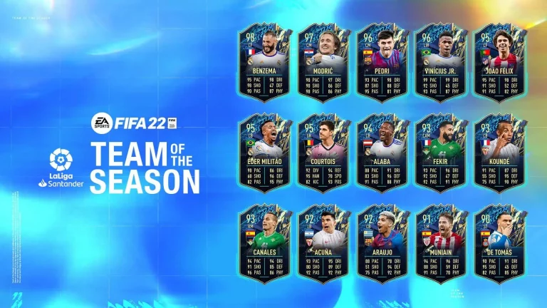 Here’s the list of the full La Liga TOTS players ahead of their release on 20th May at 10:30 pm