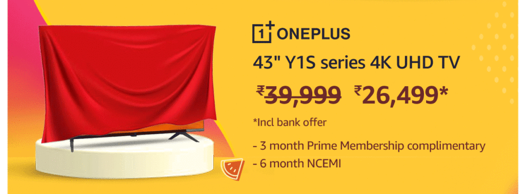 oneplus Top 5 biggest deals on TVs during the Amazon Summer Sale