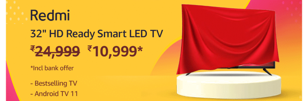 redmi 32 Top 5 biggest deals on TVs during the Amazon Summer Sale