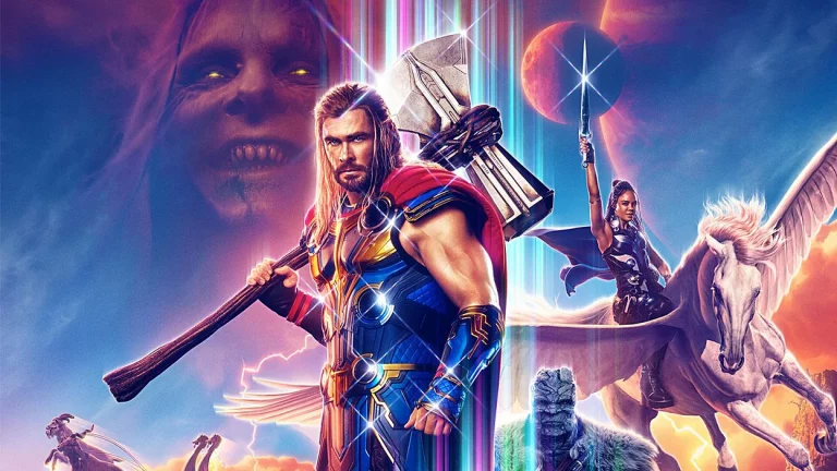 Thor: Love and Thunder – Thor Odinson, Mighty Thor, and Valkyrie come together to defeat Gorr the God Butcher 