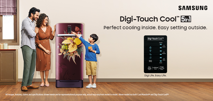 Samsung’s 2022 Range of Popular Curd Maestro™& Digi-Touch Cool™ Refrigerators Sport New Indian Designs