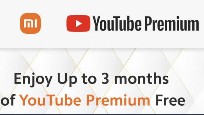 23 Xiaomi India has partnered with YouTube to offer 3 months of Premium membership for select phones
