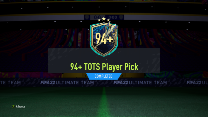 94+ TOTS Player Pick