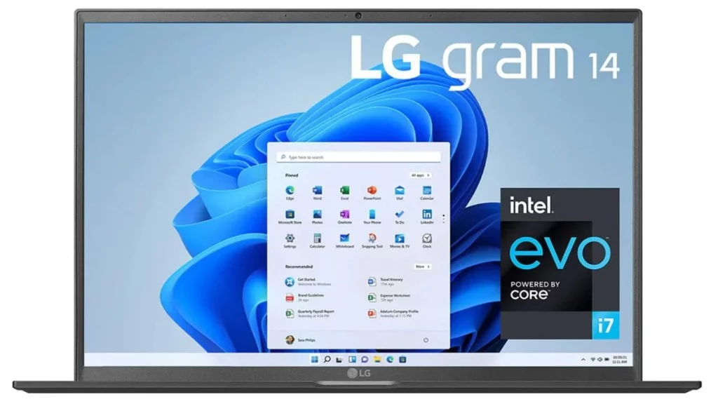 LG's latest Gram ultraportables include 12th-generation Intel processors as well as screen privacy technology