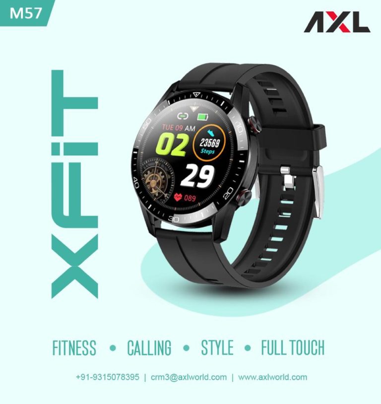 AXL World launches X-Fit M57 Full Touch Smart Watch; Available on Amazon for Rs 3,599