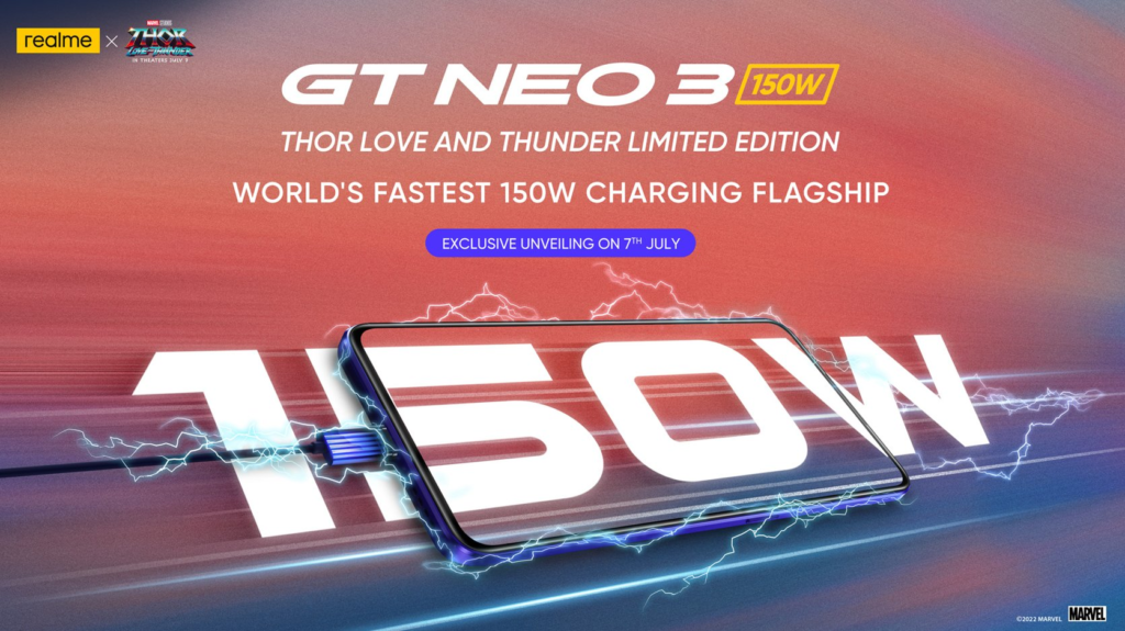 image 895 Realme GT Neo 3 150W Thor: Love and Thunder edition launching on July 7