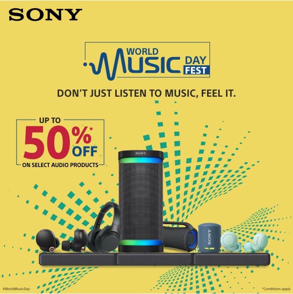 Sony India celebrates World Music Day with exciting offers on Audio products