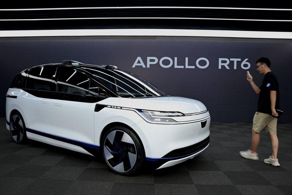 Baidu unveils Apollo RT6, its latest autonomous electric vehicle