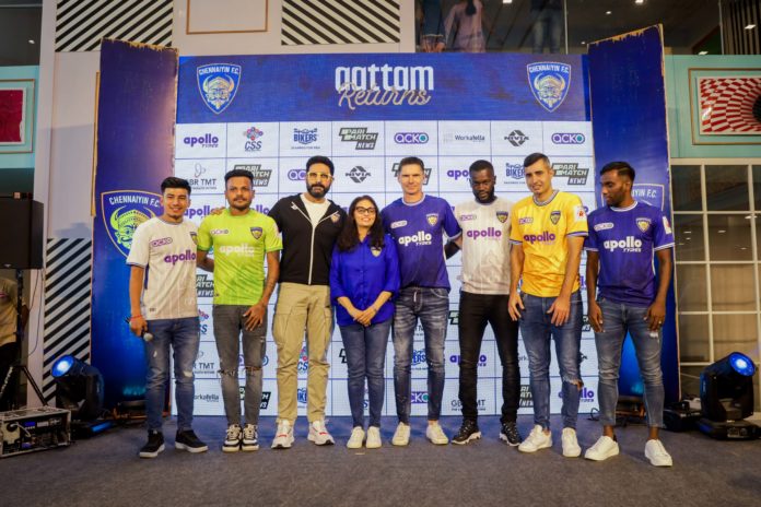 Chennaiyin FC launched fan-designed kits for the 2022-23 campaign