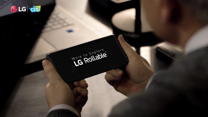 LG Rollable demo surfaces showing some sleek features of the canceled project