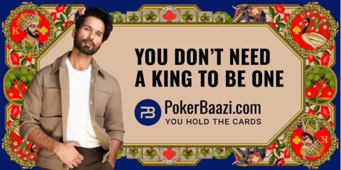 PokerBaazi.com launches a new brand campaign – “You Hold the Cards” featuring Shahid Kapoor