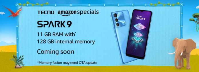Tecno Spark 9 with MediaTek G37 & Android 12 launching on Amazon Prime Days