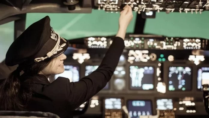 India has 3 times more Female Pilots than the World Average