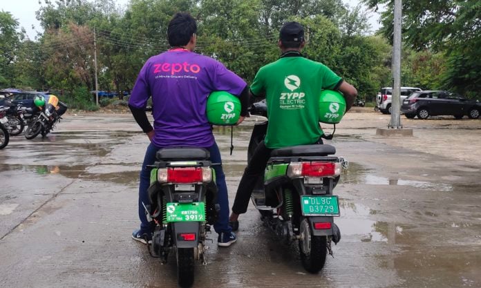 Zepto Partners with Zypp Electric to ensure 10 minutes delivery on EVs