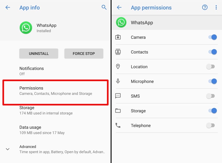 Google Play Store may remove app permissions in data safety section