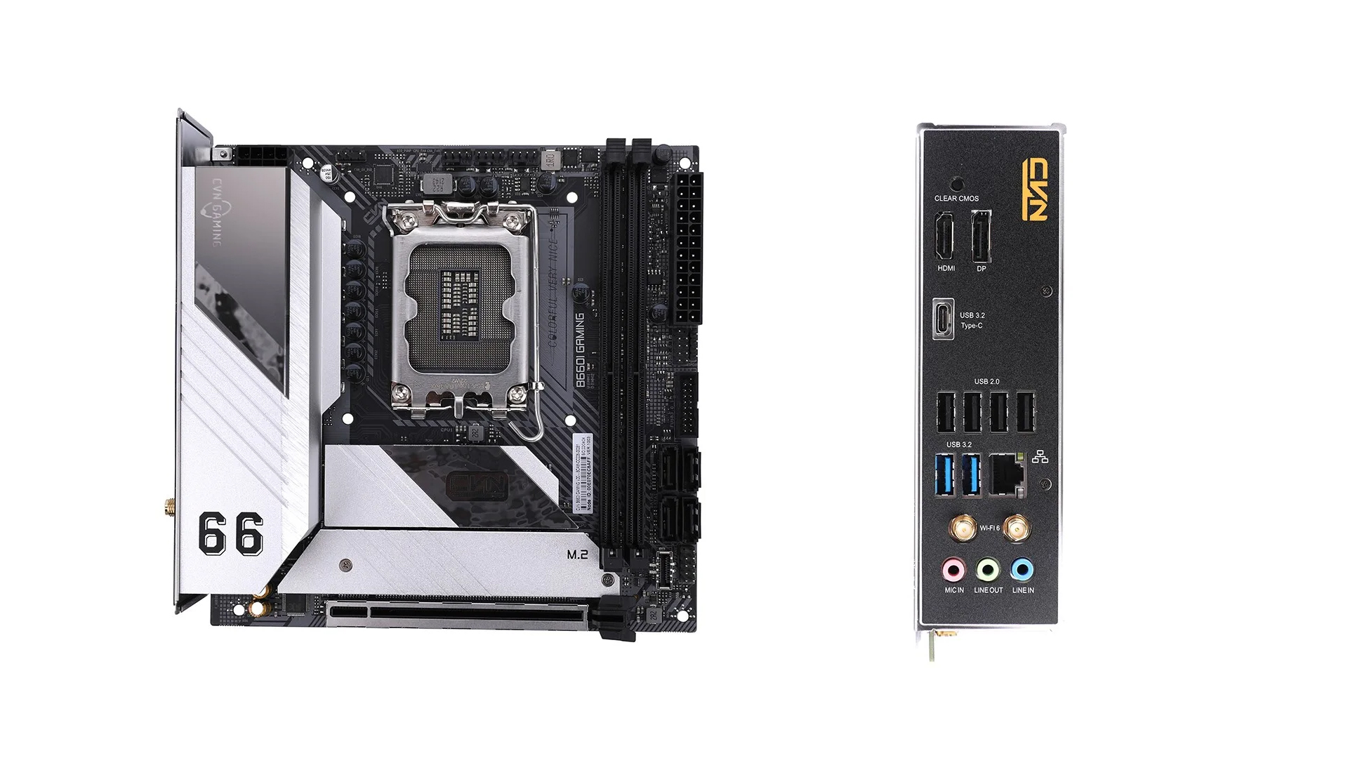 COLORFUL brings silver-themed CVN B660I Mini-ITX Motherboards