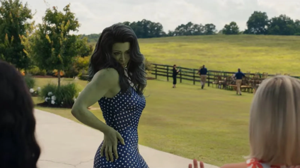 image 576 She-Hulk: Attorney at Law: The final trailer reveals Tatiana Maslany transforming into Green Lady Hulk 