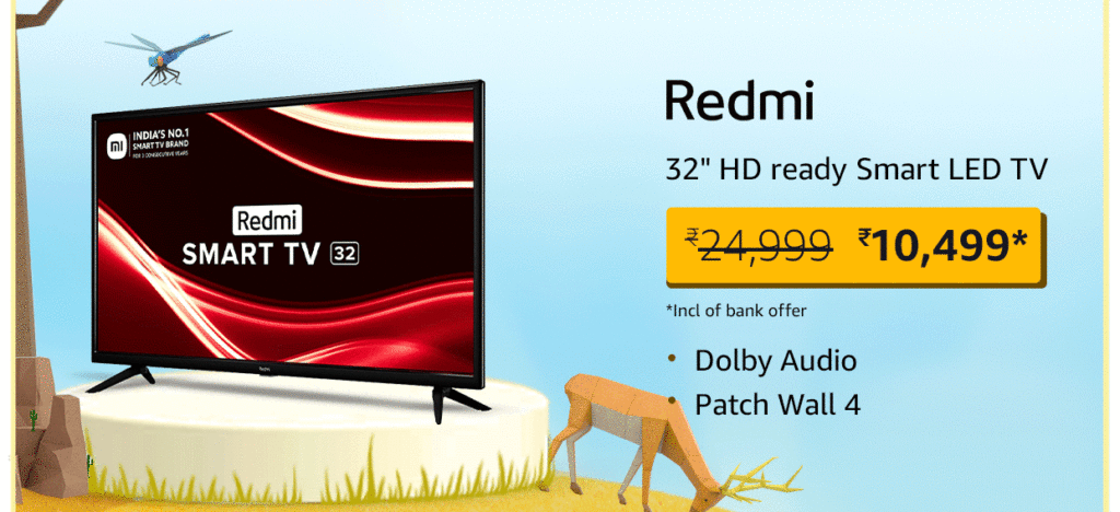 redmi Here are the biggest deals on TVs during Amazon Prime Day sale