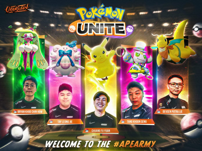 Orangutan onboards its 5th roster with No Lucario, a Pokemon UNITE team