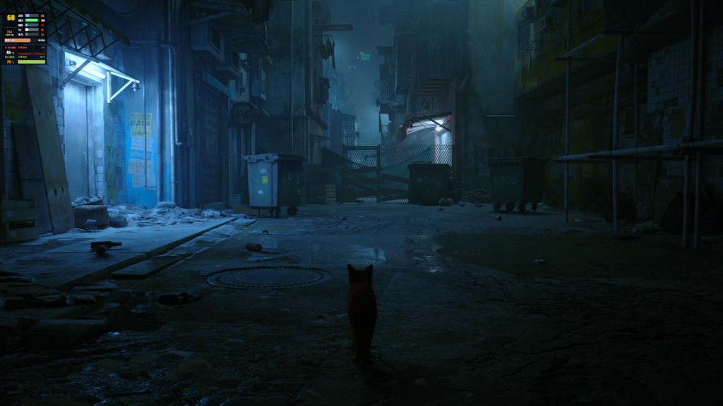 Stray is a simple yet unique game that performs well with NVIDIA GPUs