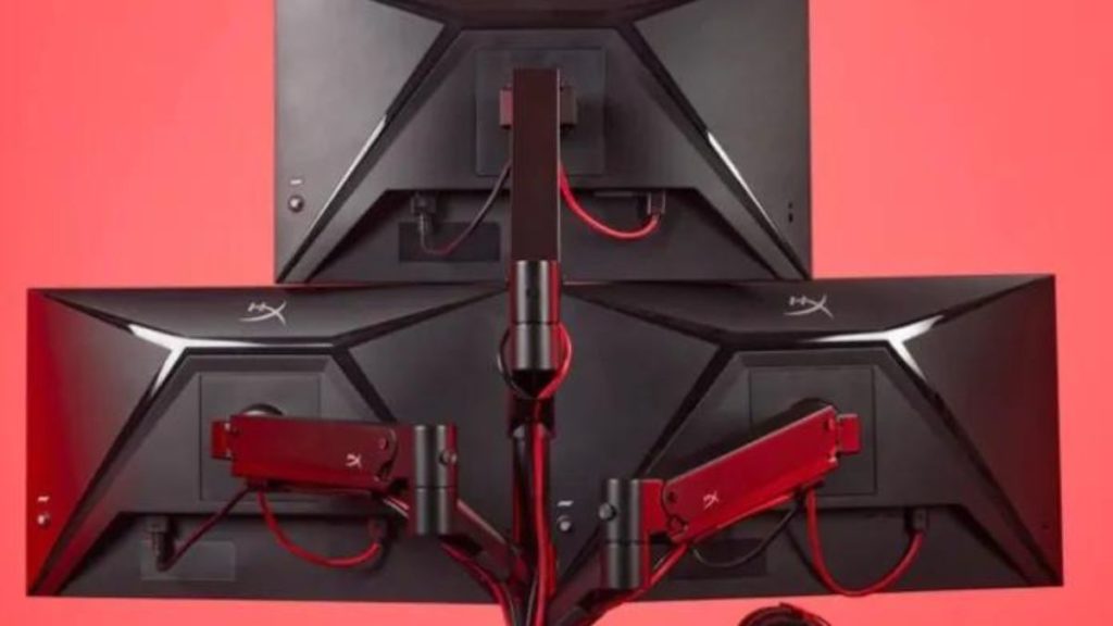 The New HyperX Gaming Monitors Include Desk Mounts