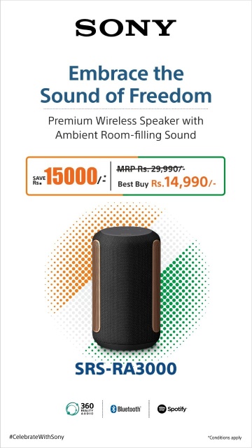 Sony India introduces attractive offers to celebrate Independence Day