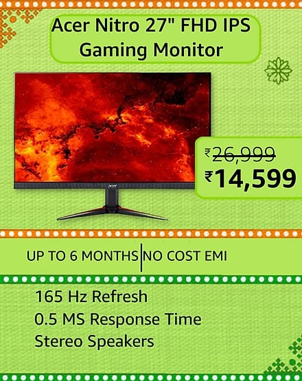 Best Deals on Budget Gaming Monitors during Amazon Great Freedom Festival sale