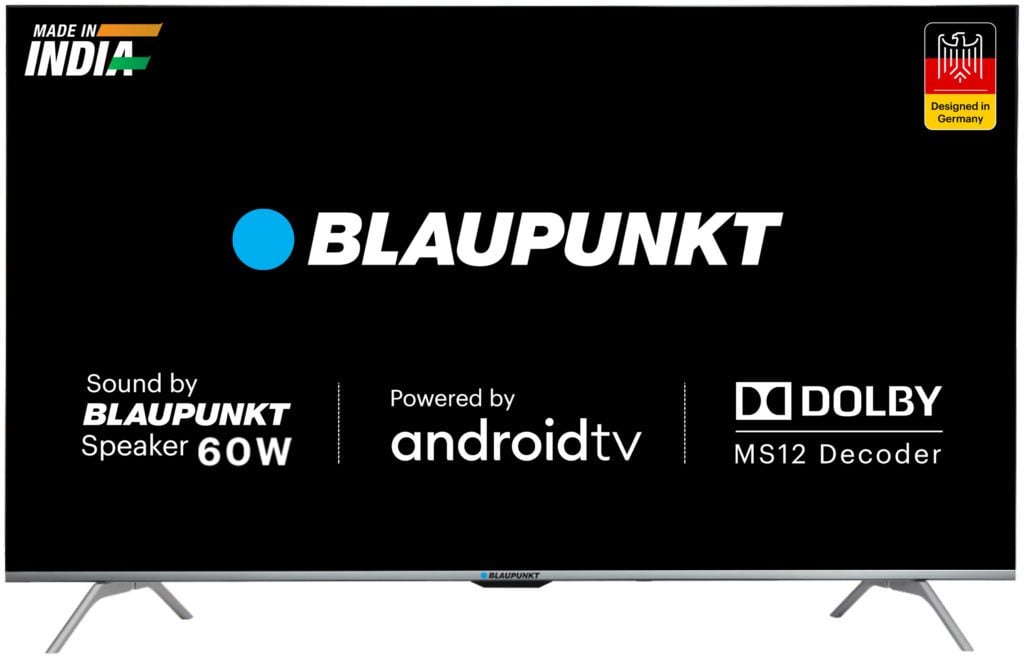 1 1 1 Blaupunkt launches 75-inch Android TV at Rs 84,999 and QLED with Google TV