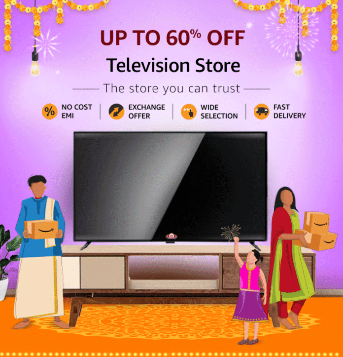 Amazon Great Indian Festival Sale 2022 - All Sneak Peak Deals on Televisions_TechnoSports.co.in