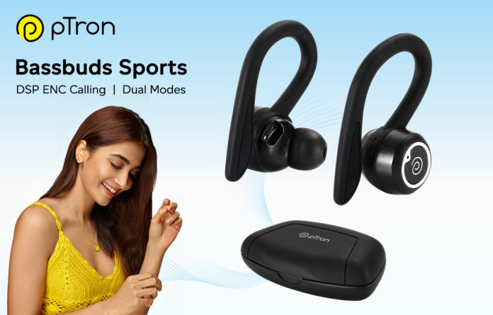 pTron launches Bassbuds Sports V2 Sports TWS ahead of the Festive Sale at Rs.799