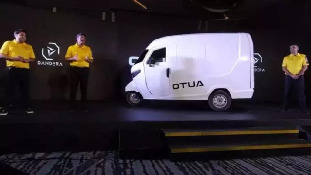 Dandera: Launches OTUA | 3-wheeler cargo EV | Up to 300 Km Range