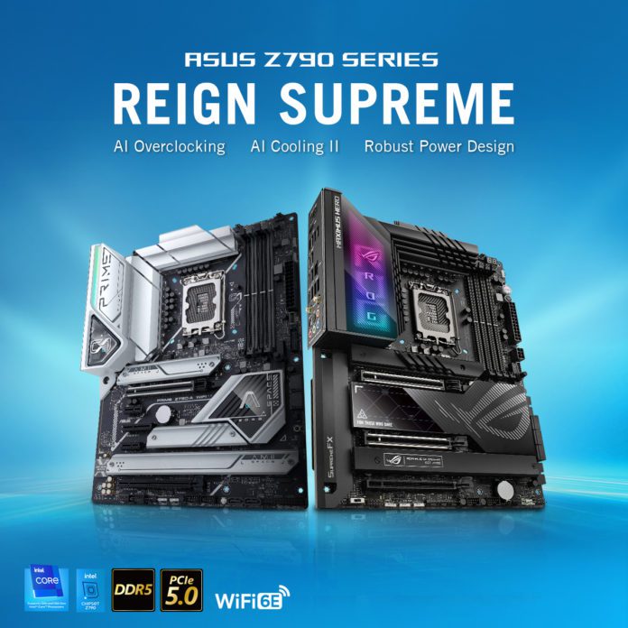 ASUS Launches Z790 Series Motherboards for 13th Gen Intel Core™ Processors